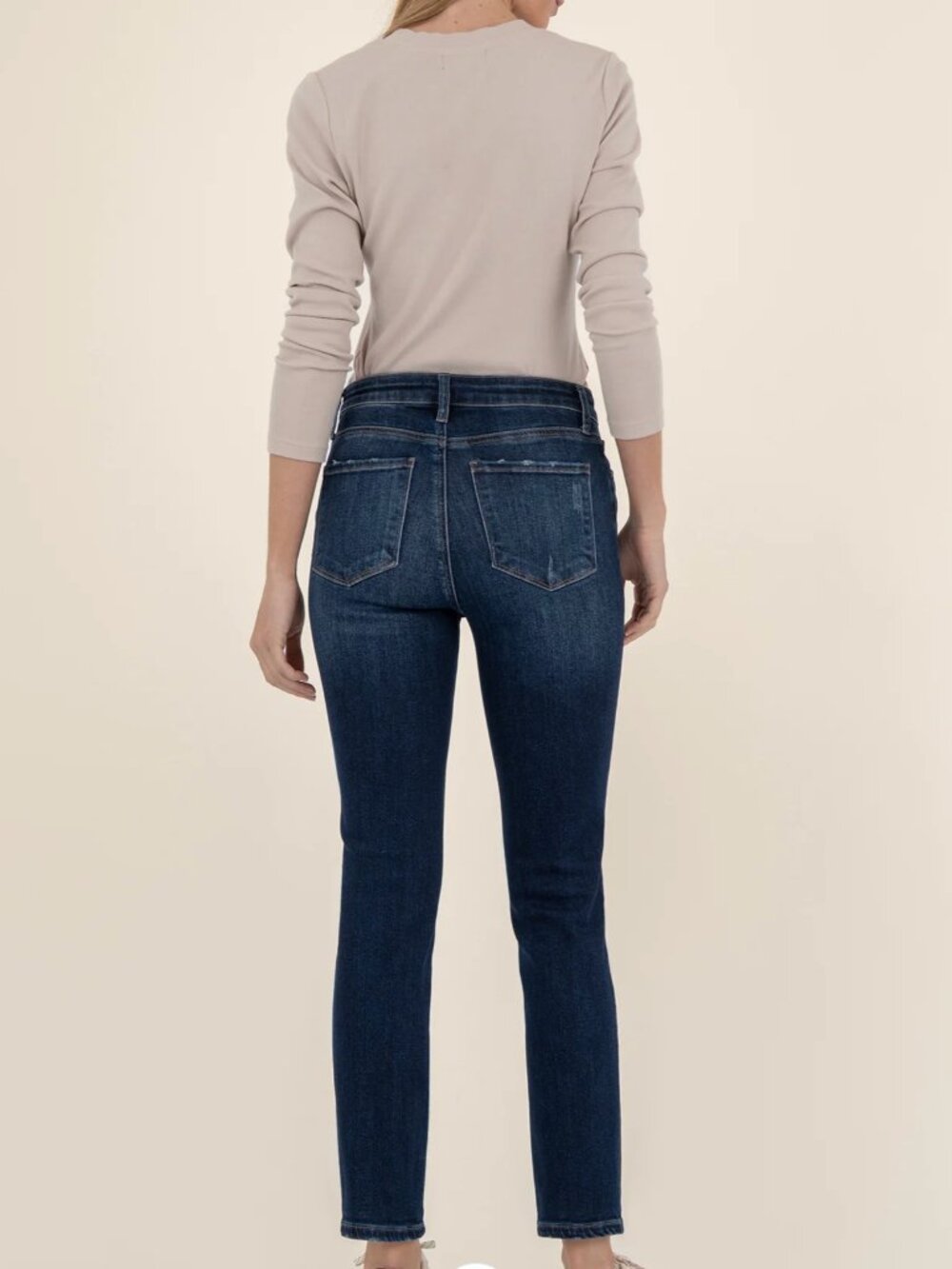NWT Kut Reese High Rise Ankle Straight Leg Fab AB Jeans Enchantment Wash Sz 14 - Picture 2 of 12